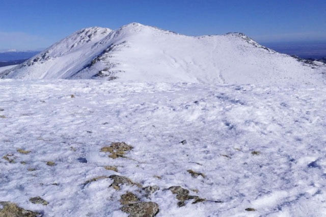 Nieve en la Montaña Cabeza de Hierro Mayor