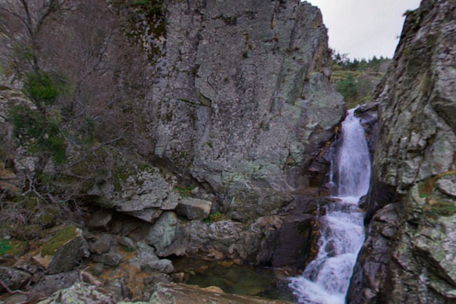 Vista de la cascada del Purgatorio